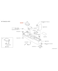 CONSOLE COMMANDE DE BOITE S15 NISSAN 