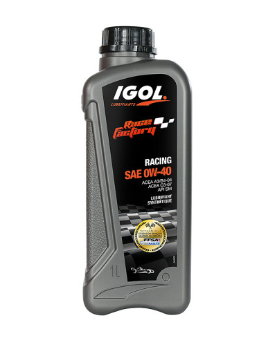HUILE MOTEUR RACE FACTORY 0W40 IGOL