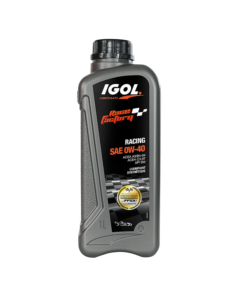 HUILE MOTEUR RACE FACTORY 0W40 IGOL