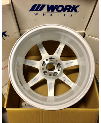 SET 4 JANTES T7R 19"x9.5" ET25 5X112 WHITE WORK WHEELS