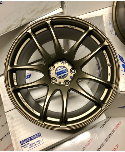 SET 2 JANTES CR KIWAMI 18"x9.5" ET38 5X114 BRONZE (AHG) WORK WHEELS