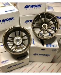 SET 2 JANTES CR KIWAMI 18"x9.5" ET38 5X114 BRONZE (AHG) WORK WHEELS