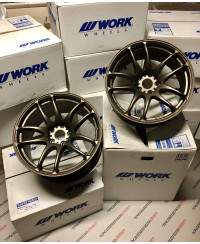 SET 2 JANTES CR KIWAMI 18"x9.5" ET38 5X114 BRONZE (AHG) WORK WHEELS