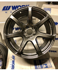SET 2 JANTES T7R 10.5X18" ET22 5X114 SILVER  WORK WHEELS