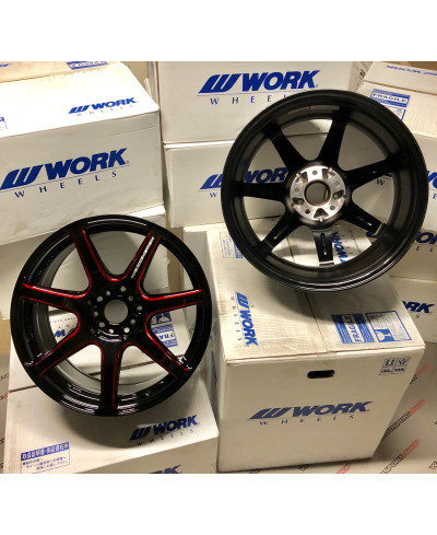 SET 2 JANTES T7R 18" ET30 5X114 KURENAI WORK WHEELS