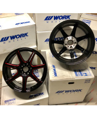 SET 2 JANTES T7R 18" ET30 5X114 KURENAI WORK WHEELS