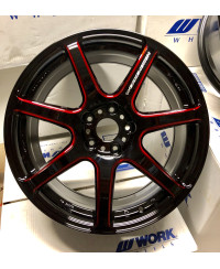 SET 2 JANTES T7R 18" ET30 5X114 KURENAI WORK WHEELS