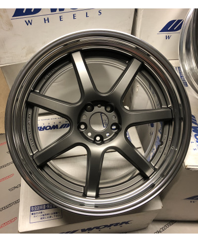 SET 2 JANTES T7R2P NISSAN GTR 20" WORK WHEELS