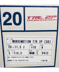 SET 2 JANTES T7R2P NISSAN GTR 20" WORK WHEELS