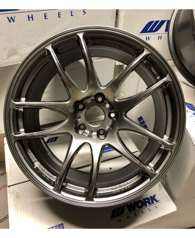 SET 2 JANTES CR KIWAMI 18" 5X114 SILVER (GTS) WORK WHEELS