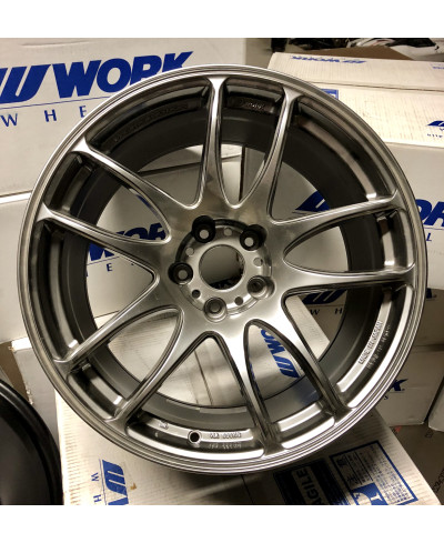 SET 2 JANTES CR KIWAMI 18" 5X114 SILVER (GTS) WORK WHEELS