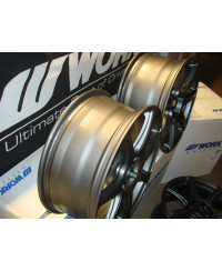 SET 4 JANTES T7R 18" 5X112 GUNMETAL  WORK WHEELS