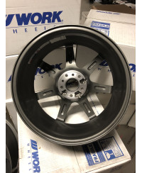 SET 4 JANTES T7R 18" 5X112 GUNMETAL  WORK WHEELS