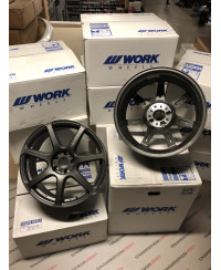 SET 4 JANTES T7R 18" 5X112 GUNMETAL  WORK WHEELS