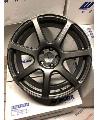 SET 4 JANTES T7R 18" 5X112 GUNMETAL  WORK WHEELS