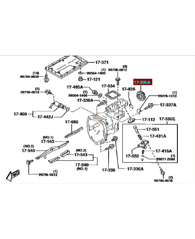 JOINT SORTIE BOITE RX8 MAZDA