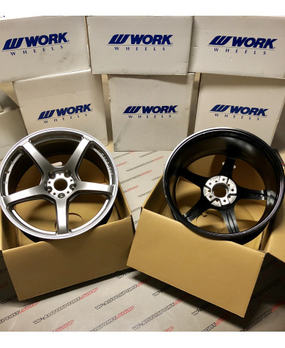 SET 4 JANTES EMOTION T5R 18X9.5" ET38 5X114 WORK WHEELS