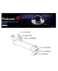 CATBACK MR2 SW20 3SGE KAKIMOTO