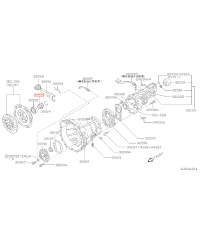 SUPPORT BUTEE  EMBRAYAGE R32 R33 GTST NISSAN