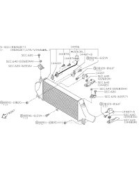 SONE AIR ECHANGEUR R34 GTR NISSAN 