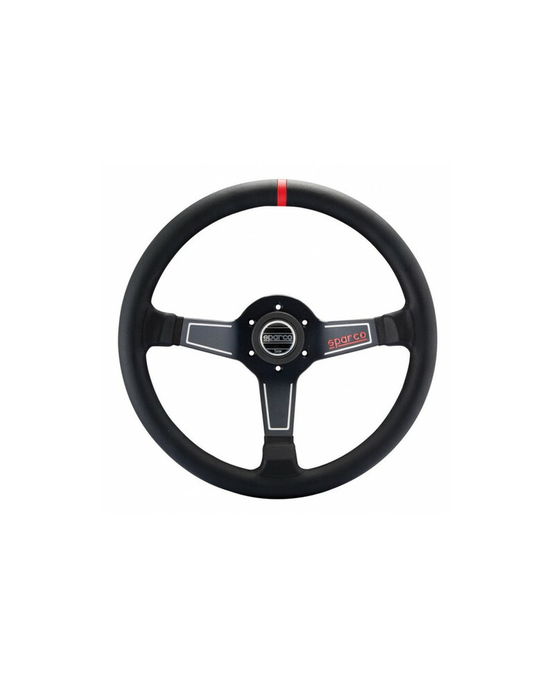 VOLANT TULIPÉ 63MM CUIR NOIR L575 SPARCO