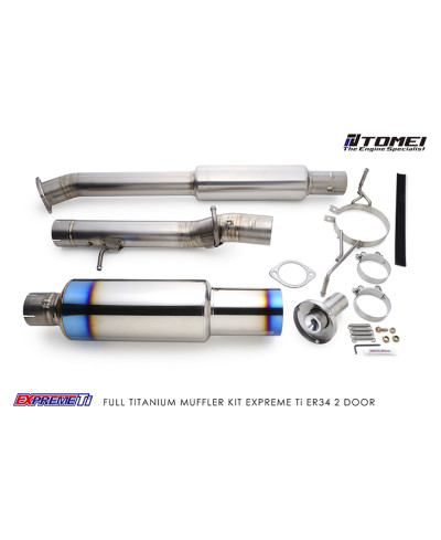 CATBACK TITANE NISSAN R34 RB25DET 4 PORTES TOMEI