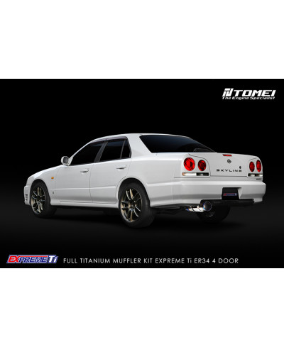 CATBACK TITANE NISSAN R34 RB25DET 4 PORTES TOMEI