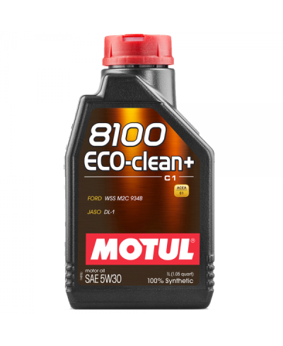 HUILE MOTEUR 8100 ECO-CLEAN+ 5W30 C1 MOTUL - 1L