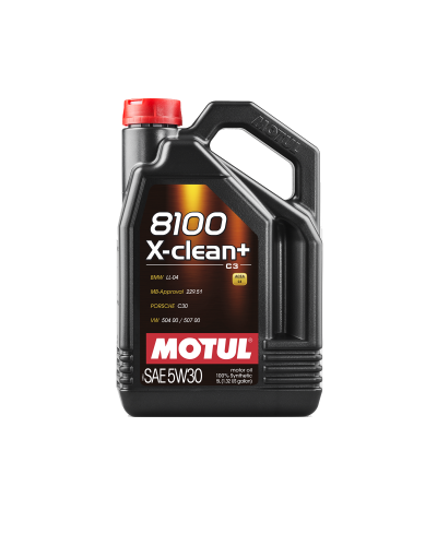 HUILE MOTEUR 8100 X-CLEAN+ 5W30 MOTUL - 5L