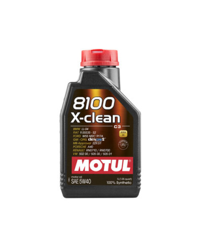 HUILE MOTEUR 8100 X-CLEAN 5W40 MOTUL - 1L