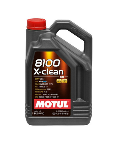 HUILE MOTEUR 8100 X-CLEAN 5W40 MOTUL - 1L