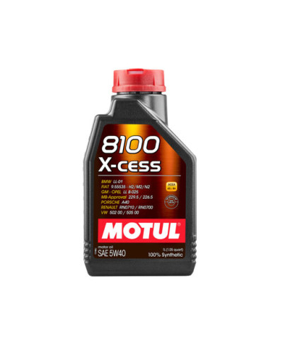 HUILE MOTEUR 8100 X-CESS 5W40 MOTUL - 1L