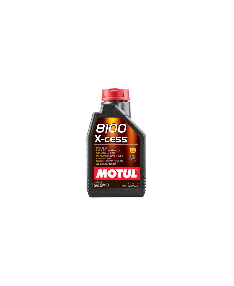 HUILE MOTEUR 8100 X-CESS 5W40 MOTUL - 1L