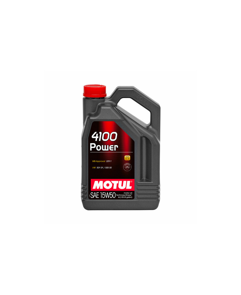 HUILE MOTEUR 4100 POWER 15W50 MOTUL - 1L