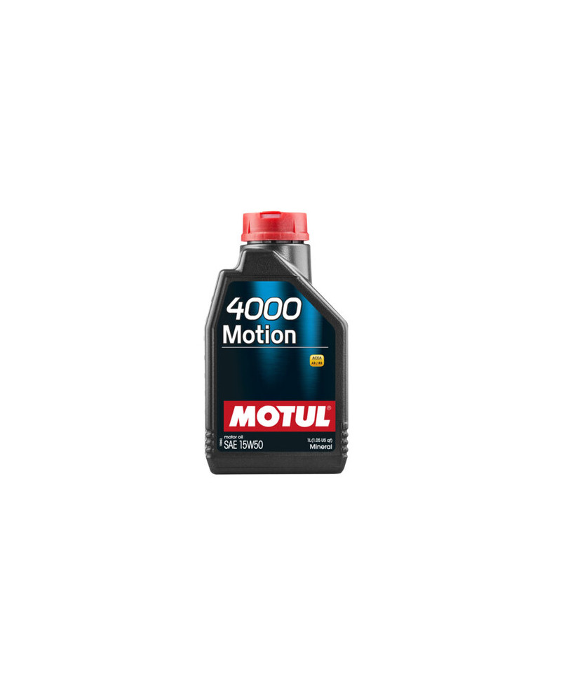 HUILE MOTEUR 4000 MOTION 15W50 MOTUL - 1L
