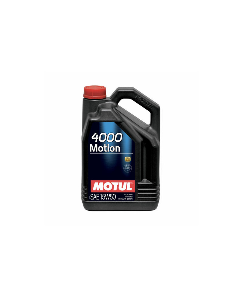 HUILE MOTEUR 4000 MOTION 15W50 MOTUL - 1L