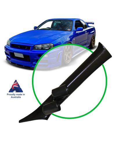 SUPPORT 2 MANOMÊTRES MONTANT DE PARE-BRISE NISSAN R34 SAAS