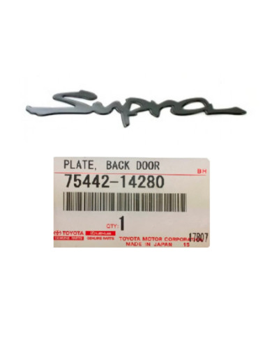 BADGE ARRIÈRE TOYOTA SUPRA OEM 