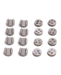 SET 16 CALES ET GUIDES POUSSOIRS MÉCANIQUES SR20DE(T) TOMEI
