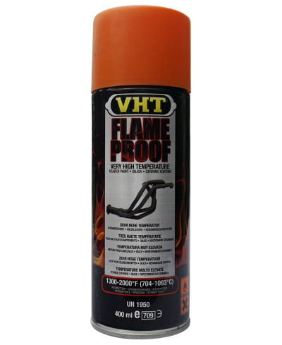 PEINTURE TRES HAUTE TEMPERATURE ORANGE MAT VHT