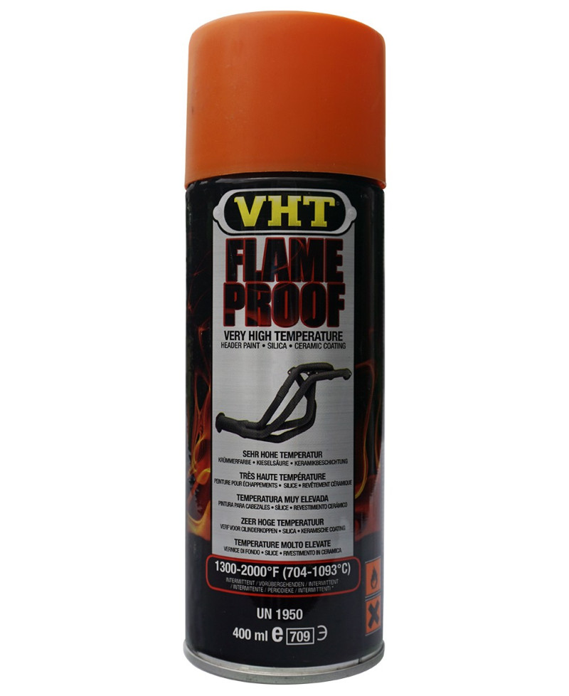PEINTURE TRES HAUTE TEMPERATURE ORANGE MAT VHT
