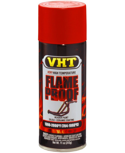PEINTURE TRES HAUTE TEMPERATURE ROUGE MAT VHT