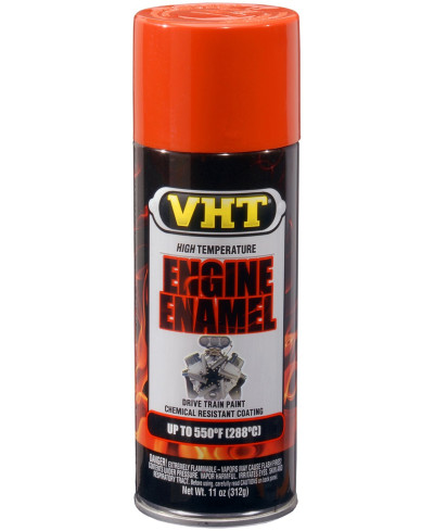 PEINTURE MOTEUR HAUTE TEMPERATURE ET RESISTANCE ORANGE HEMI VHT