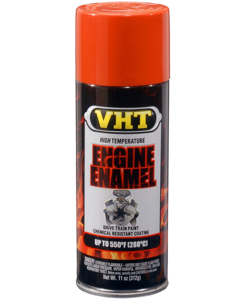 PEINTURE MOTEUR HAUTE TEMPERATURE ET RESISTANCE ORANGE HEMI VHT