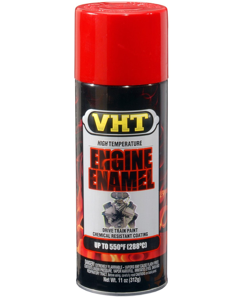 PEINTURE MOTEUR HAUTE TEMPERATURE ET RESISTANCE ROUGE BRILLANT VHT