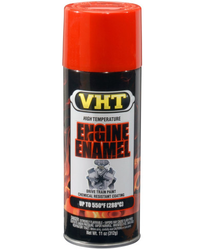 PEINTURE MOTEUR HAUTE TEMPERATURE ET RESISTANCE ORANGE CHEVY VHT