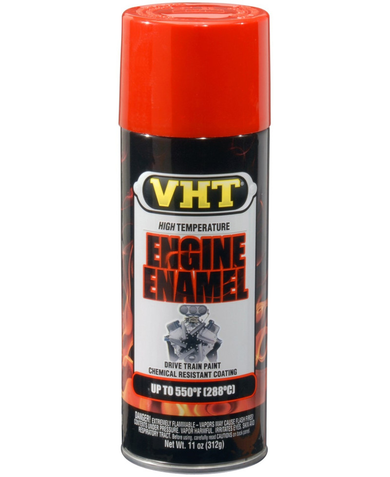 PEINTURE MOTEUR HAUTE TEMPERATURE ET RESISTANCE ORANGE CHEVY VHT