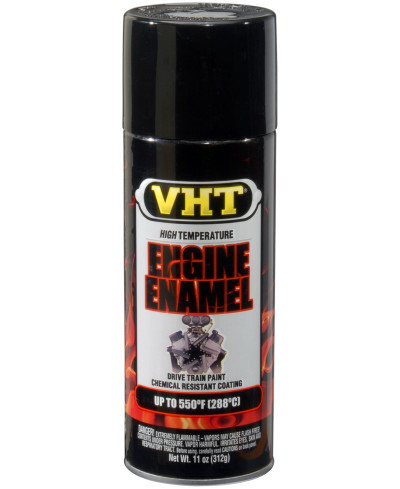PEINTURE MOTEUR HAUTE TEMPERATURE ET RESISTANCE NOIR BRILLANT VHT