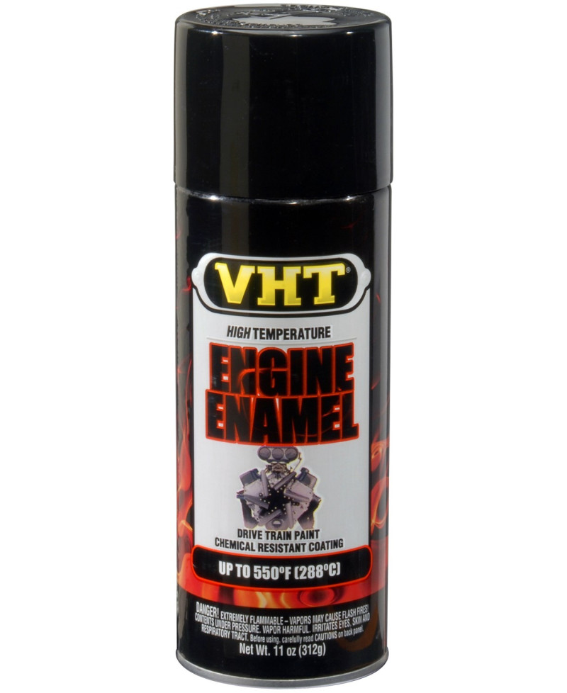 PEINTURE MOTEUR HAUTE TEMPERATURE ET RESISTANCE NOIR BRILLANT VHT
