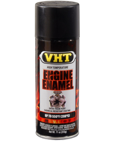 PEINTURE MOTEUR HAUTE TEMPERATURE ET RESISTANCE NOIR MAT VHT